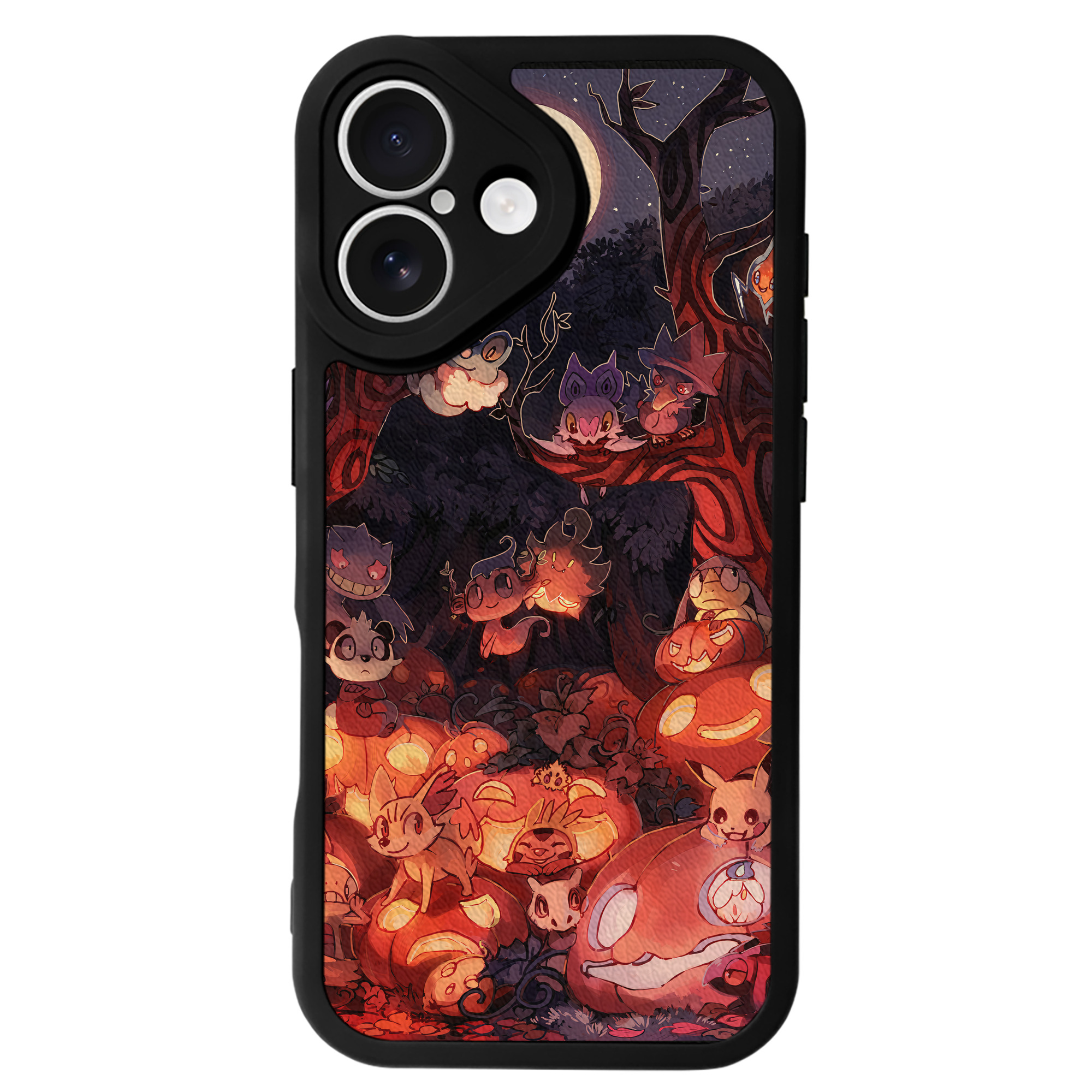 （画像用） ポケットモンスター Pokémon 【iPhone 16シリーズ対応】シリコンスマホケース（レザー調） 材質：シリコン